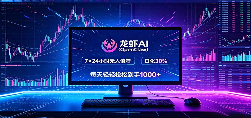 龙虾AI(OpenClaw)全自动挂机，智能操控电脑高效执行任务，每天轻松到手四位数-副业网