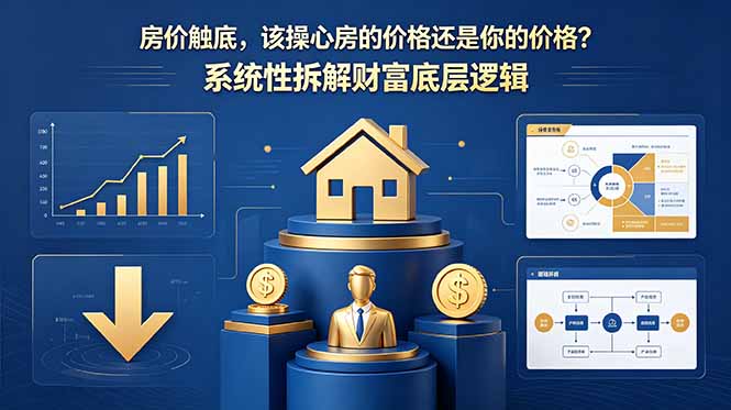 付费文章：房价触底，该操心房的价格还是你的价格？系统性拆解财富底层逻辑-副业网