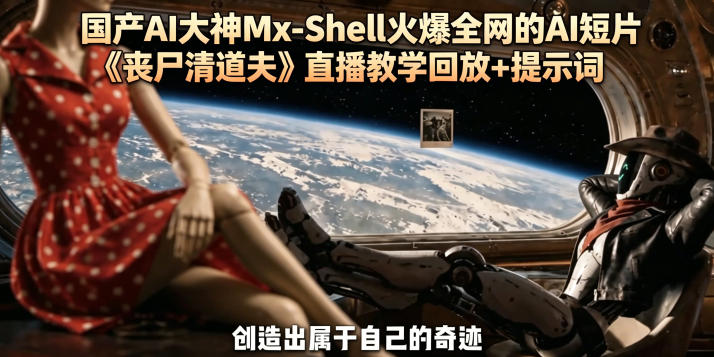 国产AI大神Mx-Shell火爆全网的AI短片《丧尸清道夫》直播教学回放+提示词-副业网