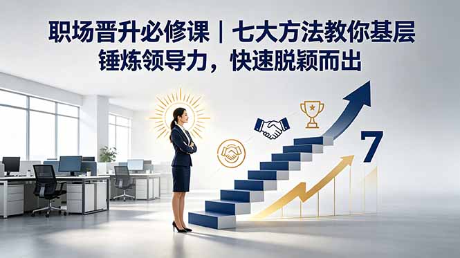 付费文章：职场晋升必修课｜七大方法教你基层锤炼领导力，快速脱颖而出-副业网