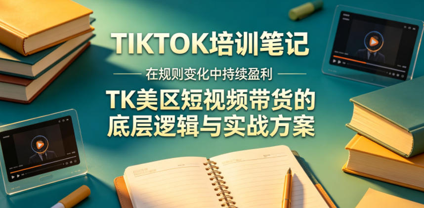 视界跨境TIKTOK4月17培训笔记，在规则变化中持续盈利，TK美区短视频带货的底层逻辑与实战方案【文档】-副业网