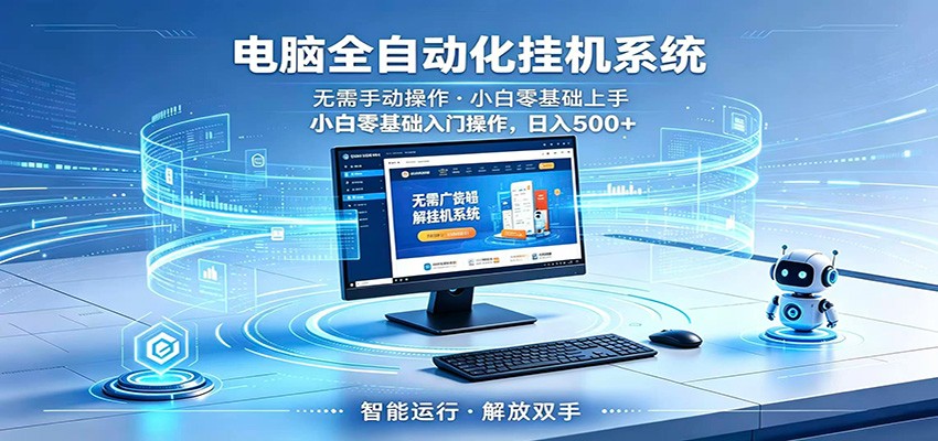 智能广告挂机无需值守，小白上手轻松实现每日增收-副业网