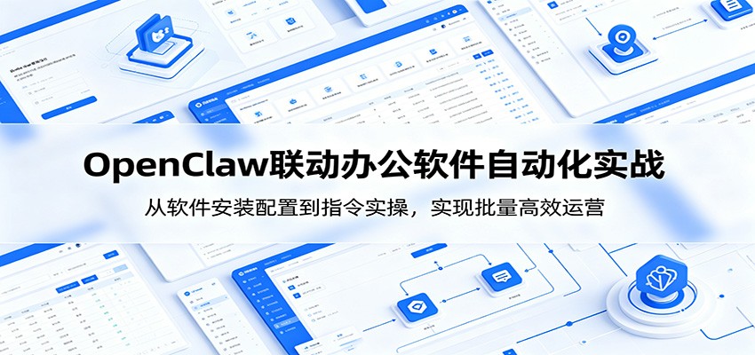 OpenClaw自动化实操课：从软件安装配置到指令实操，实现批量高效运营-副业网