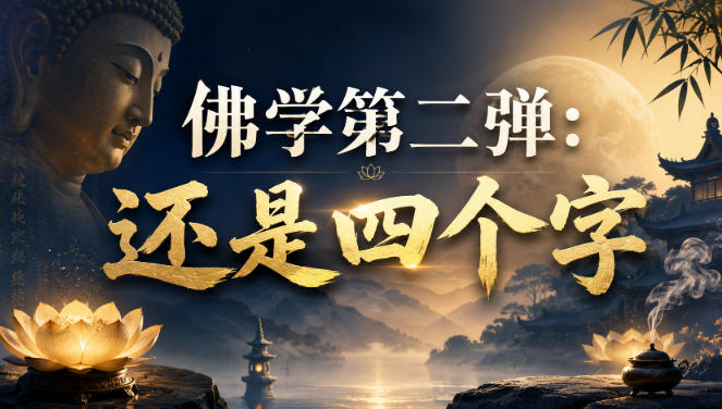 付费文章：佛学第二弹：还是四个字-副业网