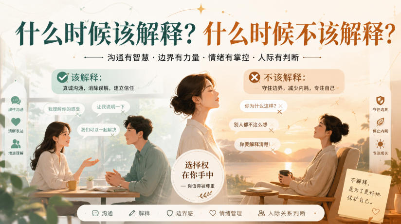 付费文章：什么时候该解释？什么时候不该解释？-副业网