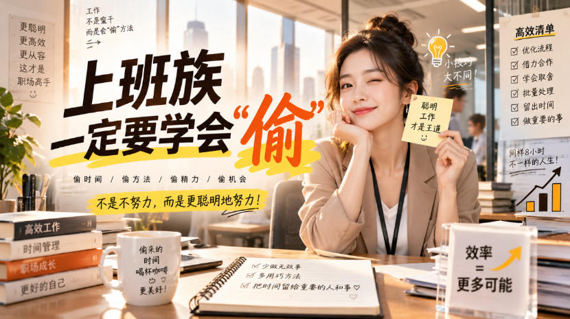 某社群精选付费文：上班族一定要学会“偷“-副业网