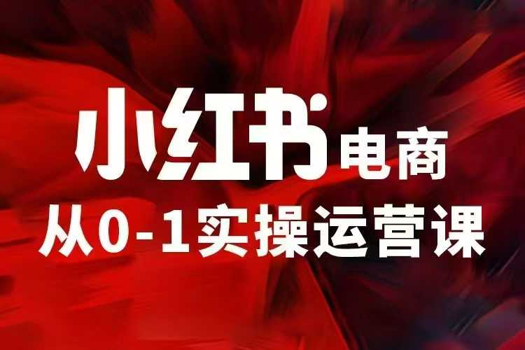 小红书电商运营，97节小红书vip内部课，带你实现小红书赚钱-副业网