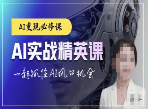 AI实战精英课，chatgptAI实战教程，一起抓住AI风口的机会-副业网