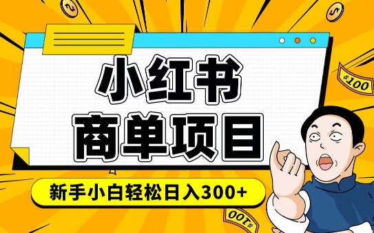 小红书千粉商单，稳定快速变现项目，实现月入6-8k并不是很难-副业网