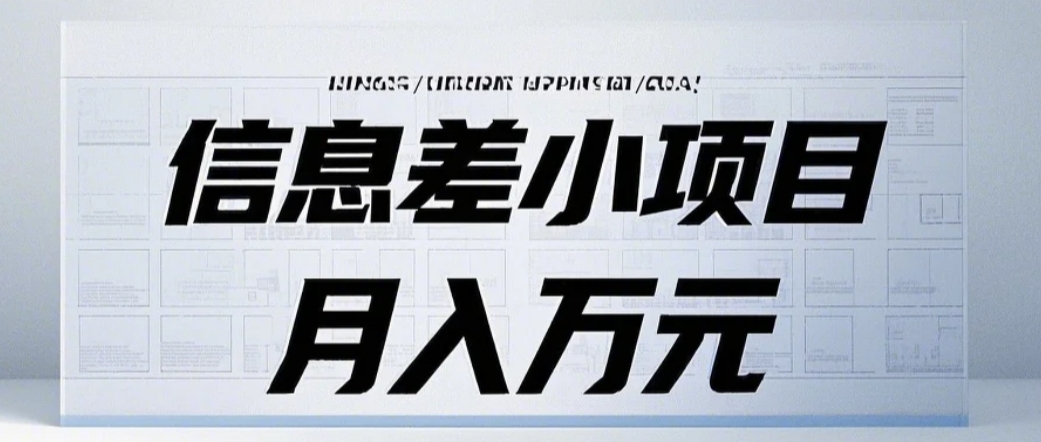 信息差小项目：国内外视频代下载，项目操作简单零成本零门槛月入过万-副业网